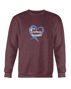 "The Lineman Company Heart" Original Crewneck Sweatshirt (13 Colors)