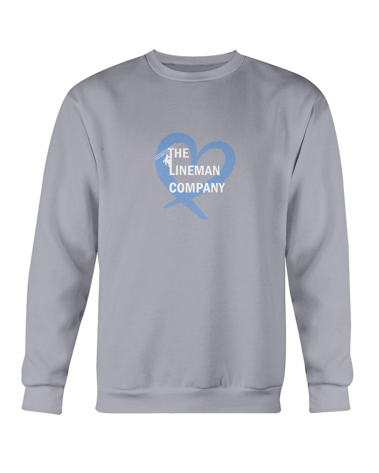 "The Lineman Company Heart" Original Crewneck Sweatshirt (13 Colors)