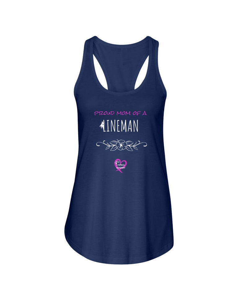 "Proud Mom of a Lineman" Tank Top (4 Colors)