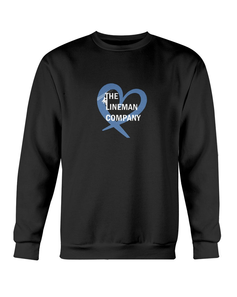 "The Lineman Company Heart" Original Crewneck Sweatshirt (13 Colors)